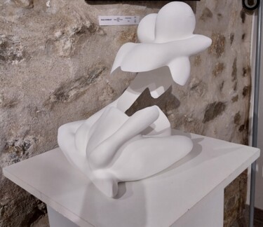 Sculpture intitulée "SHE IS HIM" par Roland Saurel, Œuvre d'art originale, Plastique