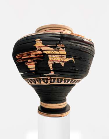 제목이 "Olympia 3D Amphora"인 조형물 Rom Av.Jc로, 원작, 아크릴