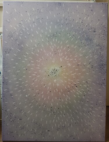 Ζωγραφική με τίτλο "Big Bang" από Romain Bly, Αυθεντικά έργα τέχνης, Σπρέι βαφής