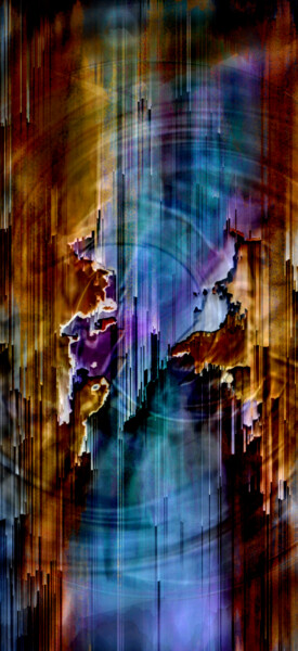 Digital Arts titled "Continent" by Romain Cots, Original Artwork, Photo Montage
