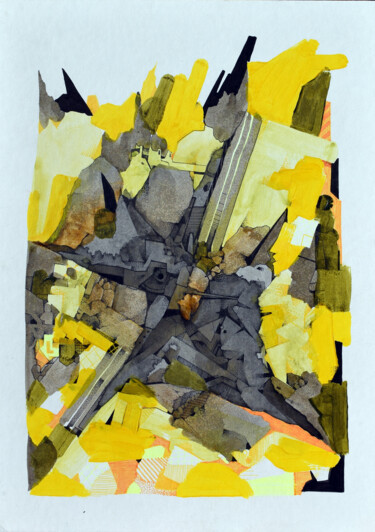 Картина под названием "MECANORGANEIST 2" - Romain Fontaine (Neist), Подлинное произведение искусства, Акрил