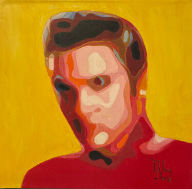 Pintura titulada "ELVIS, portrait" por Román Manrique De Lara, Obra de arte original, Oleo