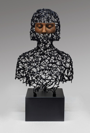 Sculpture intitulée "Truth" par Roman Rabyk, Œuvre d'art originale, Métaux