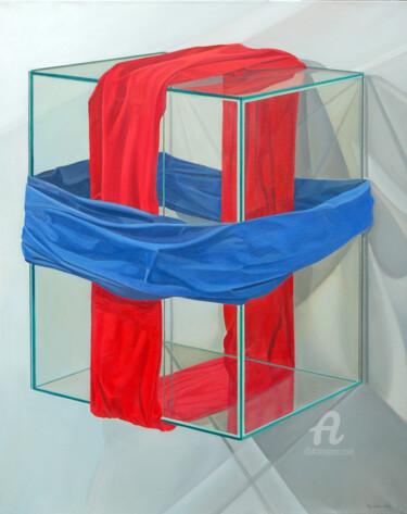 "Araund the glass" başlıklı Tablo Roman Rembovsky tarafından, Orijinal sanat, Petrol Ahşap Sedye çerçevesi üzerine monte edi…