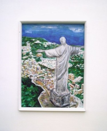 Pittura intitolato "CRISTO REDENTOR E B…" da Romeo Zanchett, Opera d'arte originale