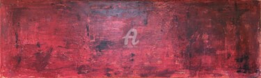 Peinture intitulée "Red Abstract" par Romros, Œuvre d'art originale, Acrylique