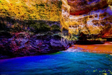 Photographie intitulée "Couleurs d'océan 2" par Rosalina Vaz, Œuvre d'art originale, Photographie numérique