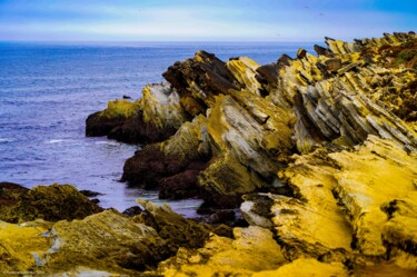 Photographie intitulée "Rochers d'océan" par Rosalina Vaz, Œuvre d'art originale, Photographie numérique