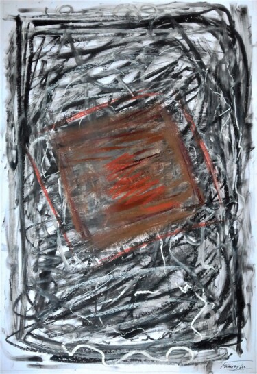 Schilderij getiteld "Composição com Form…" door Roseli Franco, Origineel Kunstwerk, Pastel