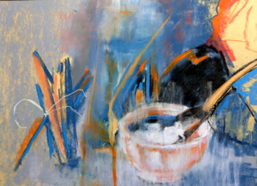 Peinture intitulée "Still life" par Rosemay Dahan, Œuvre d'art originale, Pastel