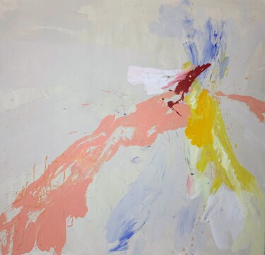Malerei mit dem Titel "Cloudlet 2" von Rosi Roys, Original-Kunstwerk, Acryl