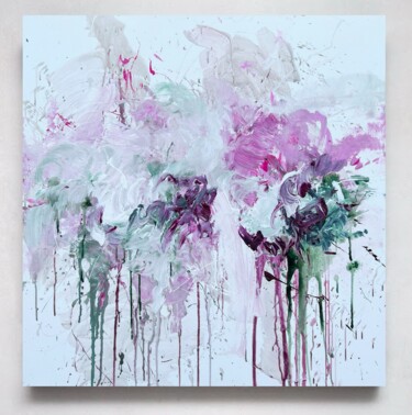 "Pink flower 2" başlıklı Tablo Rosi Roys tarafından, Orijinal sanat, Akrilik