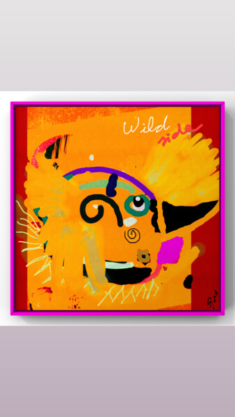 Digitale Kunst mit dem Titel "Wild" von Rossi Roberto, Original-Kunstwerk, Digitale Malerei