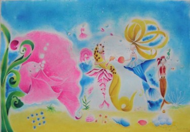 Peinture intitulée "Une aubépine de tri…" par Rosyline, Œuvre d'art originale