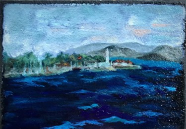 绘画 标题为“Evening sea collect…” 由Marina Deryagina, 原创艺术品, 油