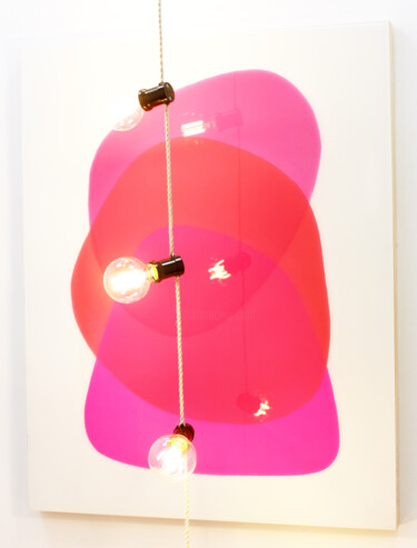 绘画 标题为“UnderWater 5087” 由Ruben Abstract, 原创艺术品, 树脂 安装在木板上