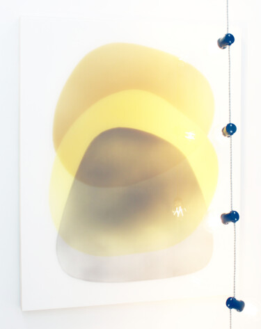 绘画 标题为“UnderWater 5100” 由Ruben Abstract, 原创艺术品, 树脂 安装在木板上