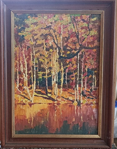 Painting titled "Etude 218" by Mikhail Rudnik, Original Artwork, Oil