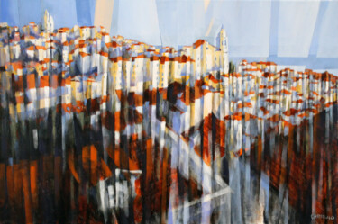 Painting titled "Lisbon - Framed by…" by Rui Carruço, Original Artwork, Digital Print