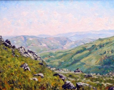 Pintura intitulada "Fragas / Mountain L…" por Rui Albuquerque, Obras de arte originais