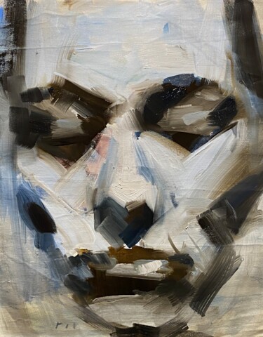 Картина под названием "Contact" - Ruslan Nikankin, Подлинное произведение искусства, Масло Установлен на Деревянная рама для…