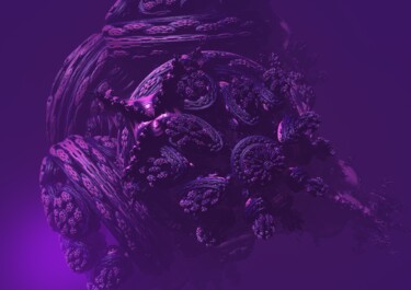 Digital Arts titled "The Purple Machine" by Russell Newell, Original Artwork, 3D Modeling
