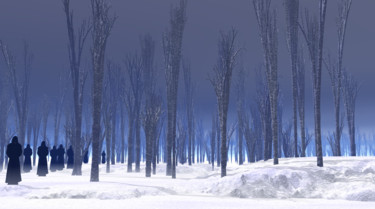 Цифровое искусство под названием "The Frozen Devotion" - Russell Newell, Подлинное произведение искусства, 3D моделирование