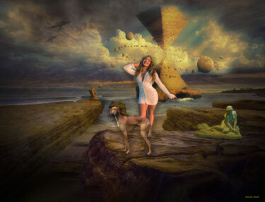 Arte digitale intitolato "Four Graces." da Rustle Extreme, Opera d'arte originale, Collage digitale