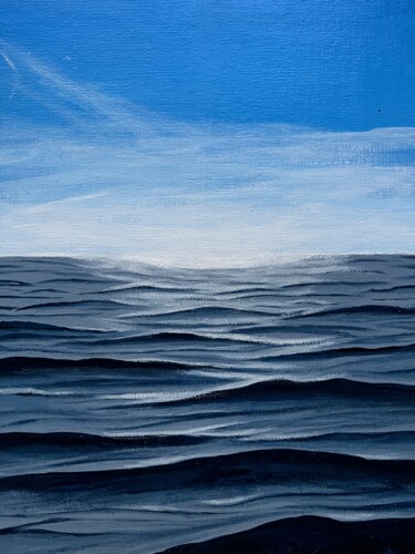 Painting titled "Oceano" by Rut Alvarez, Original Artwork, Acrylic