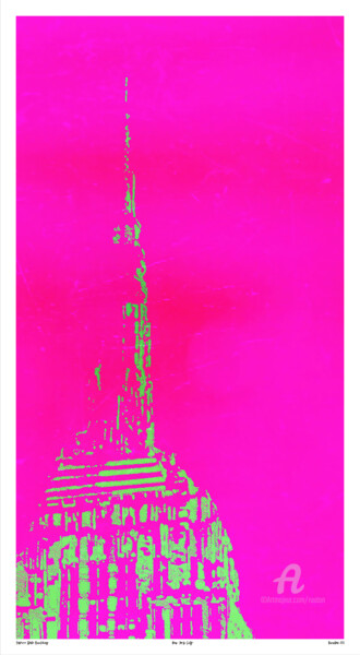 Grafika cyfrowa / sztuka generowana cyfrowo zatytułowany „Empire State Buildi…” autorstwa Ruuton, Oryginalna praca, Cyfrowy…