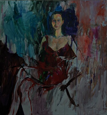 Malarstwo zatytułowany „Asya” autorstwa Ruzanna Teterina, Oryginalna praca, Akryl