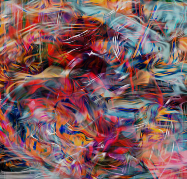 Arte digital titulada "Jeux de vent - jueg…" por Decolorado, Obra de arte original, Pintura Digital