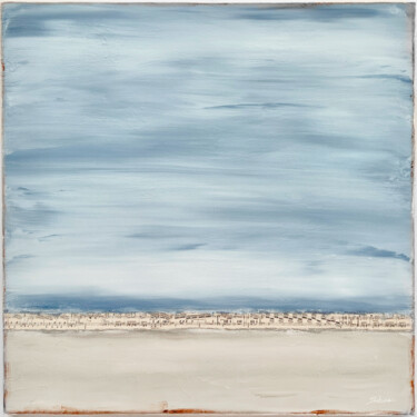 Картина под названием "Vintage Coast" - Sabina D'Antonio, Подлинное произведение искусства, Акрил Установлен на Деревянная р…