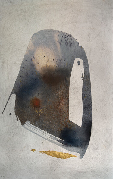 Peinture intitulée "Forme parlanti N 3" par Sabrina Garrasi, Œuvre d'art originale, Aquarelle