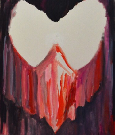 Malerei mit dem Titel "The Veil" von Sabrina Timsit, Original-Kunstwerk, Acryl