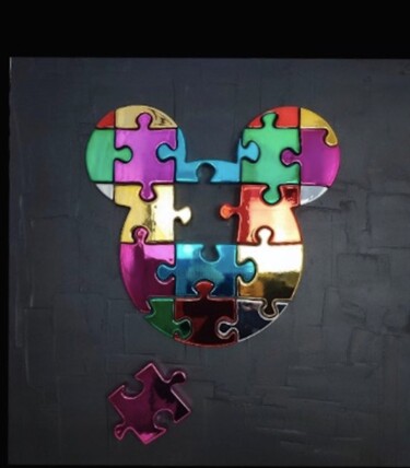 绘画 标题为“Life is Game” 由Sagrasse, 原创艺术品, 丙烯 安装在木质担架架上