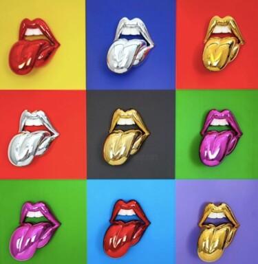 "Pop Lips" başlıklı Tablo Sagrasse tarafından, Orijinal sanat, Akrilik