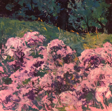 Pintura intitulada "Весна" por Saidbilol Alimov, Obras de arte originais, Acrílico