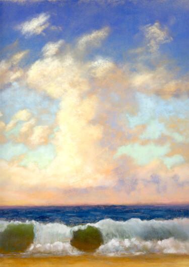Peinture intitulée "Clouds, Late Aftern…" par Chris Derrick, Œuvre d'art originale, Pastel