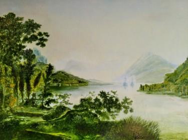 Pittura intitolato "To the native shore…" da Zoia Maslii, Opera d'arte originale, Olio