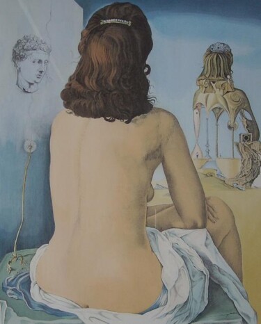 "Ma femme nue" başlıklı Baskıresim Salvador Dali tarafından, Orijinal sanat