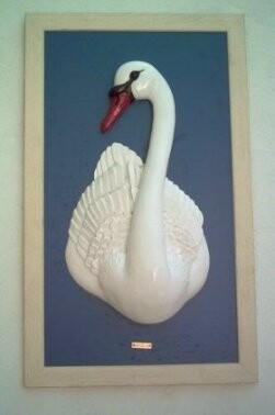 Escultura titulada "El cisne" por Salvador Nadal, Obra de arte original