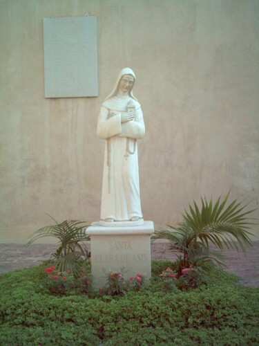 Escultura titulada "Santa Clara" por Salvador Nadal, Obra de arte original