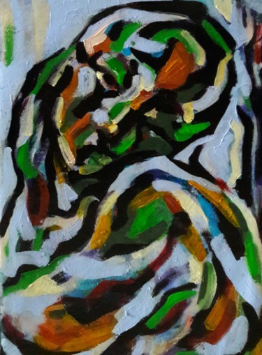 Pittura intitolato "" Douce comme un co…" da Sam Keusseyan, Opera d'arte originale, Acrilico