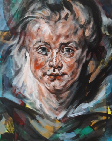 Malerei mit dem Titel "" Rubens "......" von Sam Keusseyan, Original-Kunstwerk, Acryl