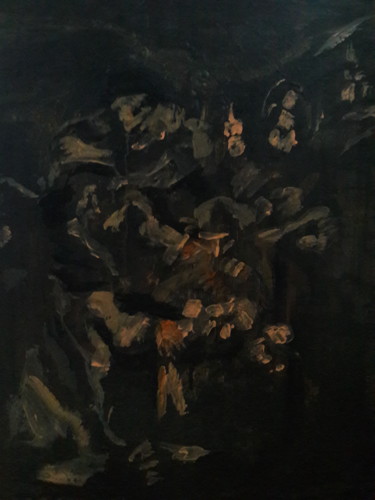 Pittura intitolato "Rembrandt étude.." da Sam Keusseyan, Opera d'arte originale, Acrilico