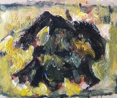 Peinture intitulée "sur tapis" par Sam Keusseyan, Œuvre d'art originale, Acrylique