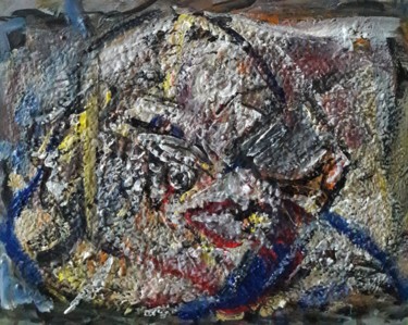 Pittura intitolato "femme en lunette" da Sam Keusseyan, Opera d'arte originale, Acrilico