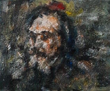 Painting titled "compositeur" by Sam Keusseyan, Original Artwork, Acrylic