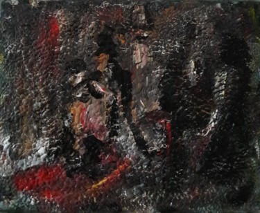 Peinture intitulée "dans bordel" par Sam Keusseyan, Œuvre d'art originale, Acrylique